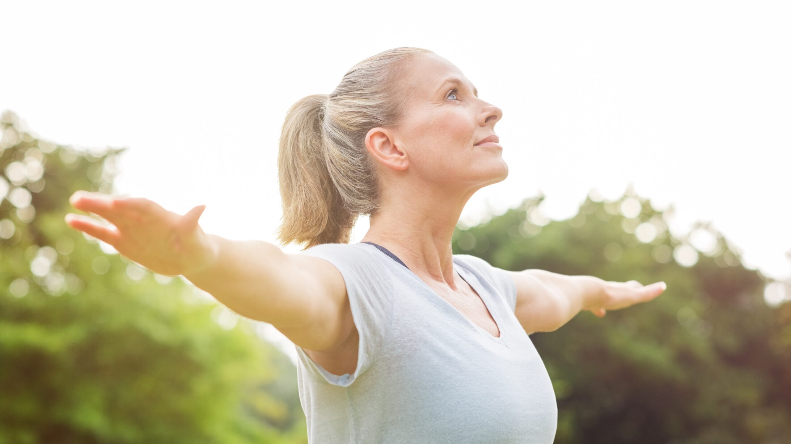 Woman doing yoga