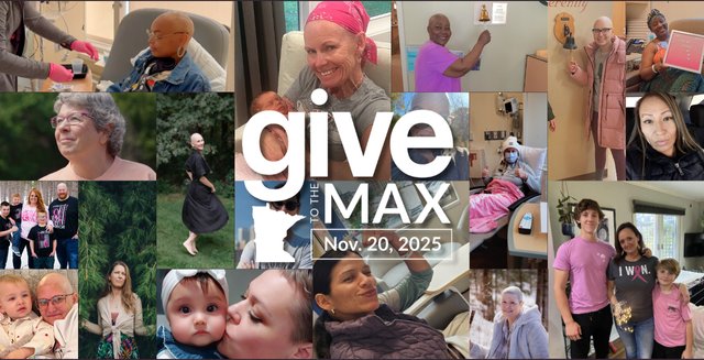 collage of images for Give to the Max day